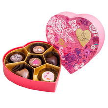 Boîte à chocolats Saint-Valentin avec plateau